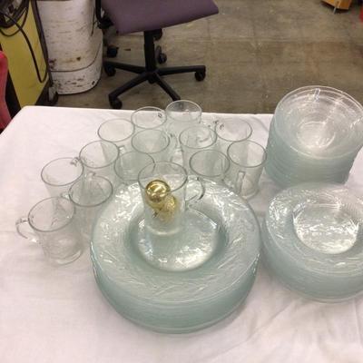 Large Clear Glass Holiday Dishes