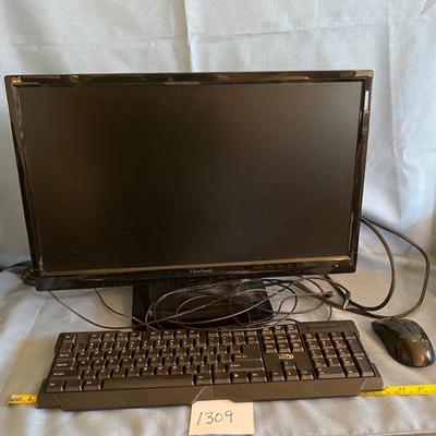 Monitor and Keyboard
