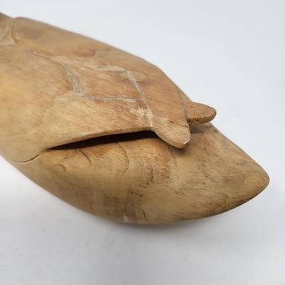 Two Carved Wood Duck Decoy's