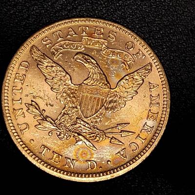 1895 10$ LIBERTY ? US COIN GOLD PIECE