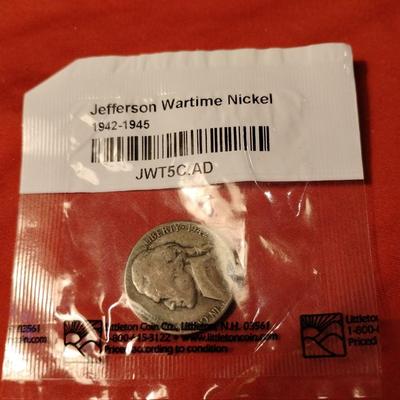 1942 JEFFERSON Wartime NICKEL