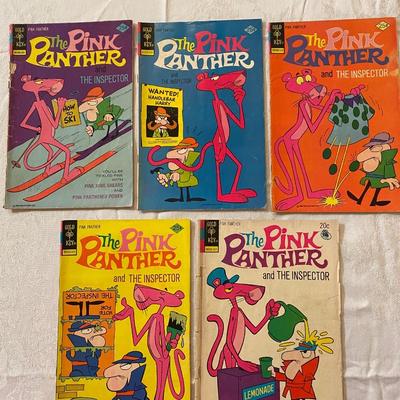 Vintage Comic Book Lot #2, Pink Panther