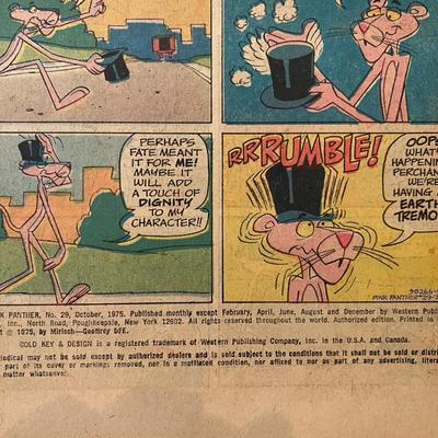 Vintage Comic Book Lot #2, Pink Panther