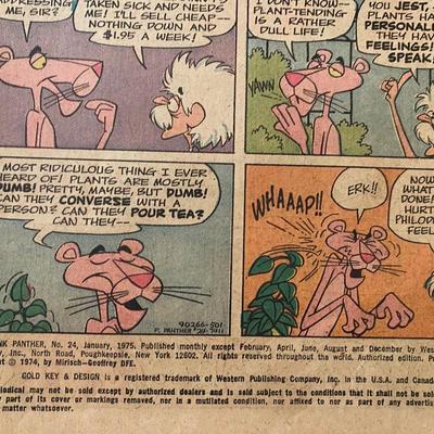 Vintage Comic Book Lot #2, Pink Panther