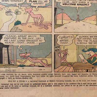 Vintage Comic Book Lot #2, Pink Panther