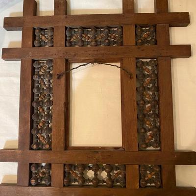 19th Century “Tramp Art” frame