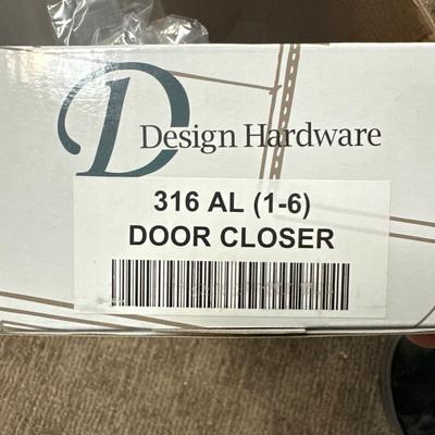 Design Hardware DH-316-AL 316 Series Heavy Duty Door Closer w/Cover, Aluminum Painted