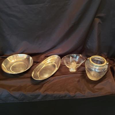 Gorham, Whiting Sterling Silver Trays and More (LR-KD)