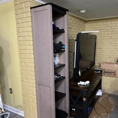 Tall Narrow Bookcase 6 Shelves