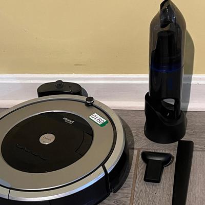 iRobot Roomba and Ionvac Handheld Vacuum