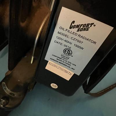 Comfort Zone Deluxe Oil Filled Radiator Heater