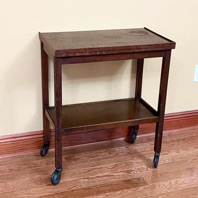 Oak Gaming Table With Casters