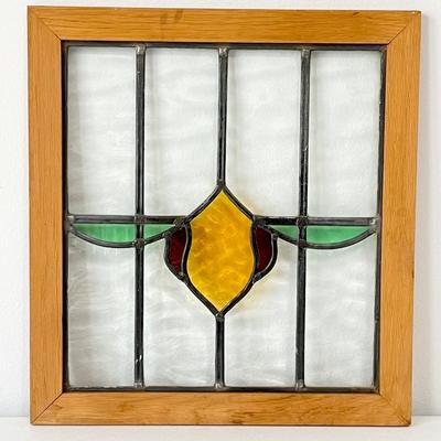 Stained Glass Window ~ 21” x 20”