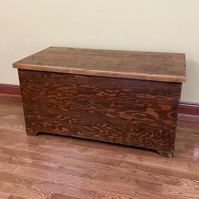 Sold Wood Toy Chest ~ Paw Paw Built