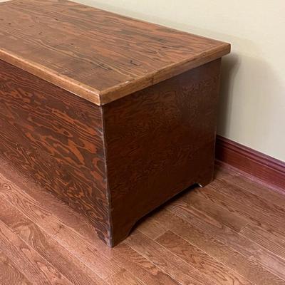 Sold Wood Toy Chest ~ Paw Paw Built