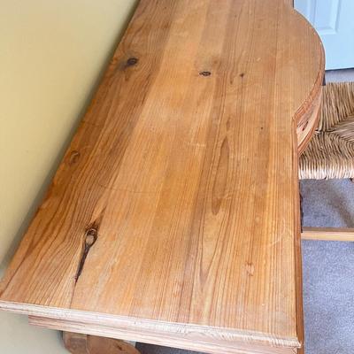 Rustic Wood Desk and Chair