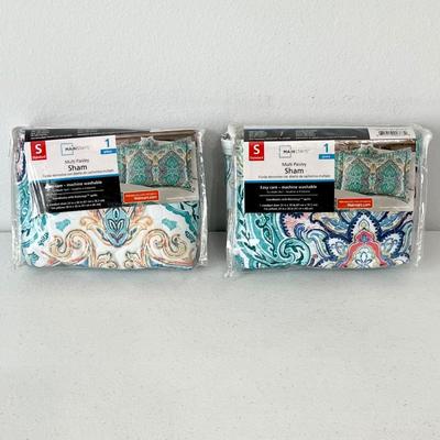 MAINSTAYS ~ Multi Paisley ~ Full/Queen Quilt & Two (2) Standard Shams