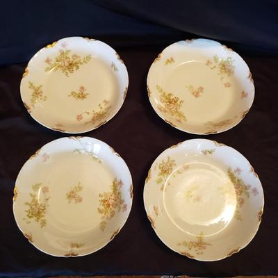 Haviland Limoges and OP & Co. Pink Flowered Dishes (LR-KD)