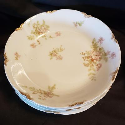 Haviland Limoges and OP & Co. Pink Flowered Dishes (LR-KD)