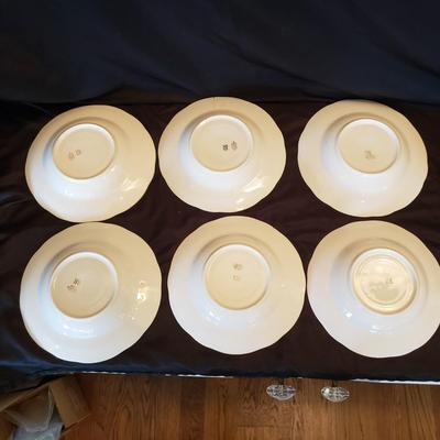 Haviland Limoges and OP & Co. Pink Flowered Dishes (LR-KD)