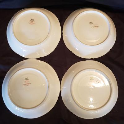 Haviland Limoges and OP & Co. Pink Flowered Dishes (LR-KD)