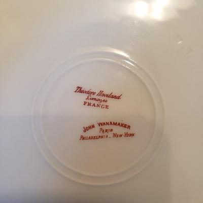 Haviland Limoges and OP & Co. Pink Flowered Dishes (LR-KD)