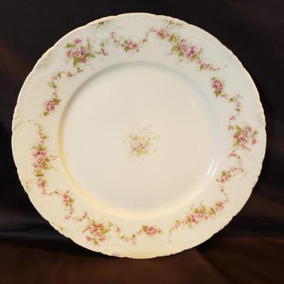 Haviland Limoges and OP & Co. Pink Flowered Dishes (LR-KD)