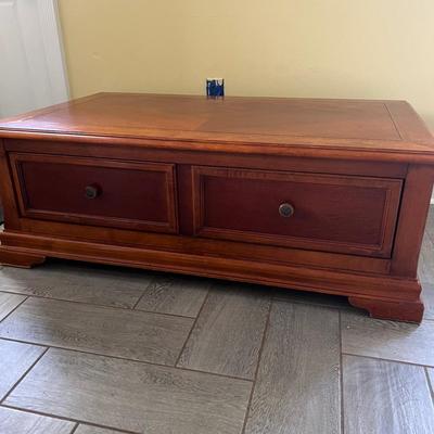 Hammary Furniture American Heritage Square Storage Accent Coffee Table
