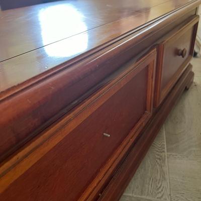 Hammary Furniture American Heritage Square Storage Accent Coffee Table