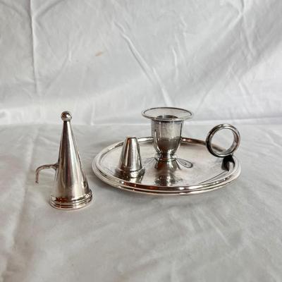 Sterling Silver Lighter, Silver Plated Condiment Holder, and More (LR-DZ)