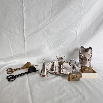 Sterling Silver Lighter, Silver Plated Condiment Holder, and More (LR-DZ)