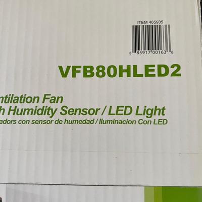 NEW Delta Fan/Dimmable LED Light, Humidity Sensor NIB