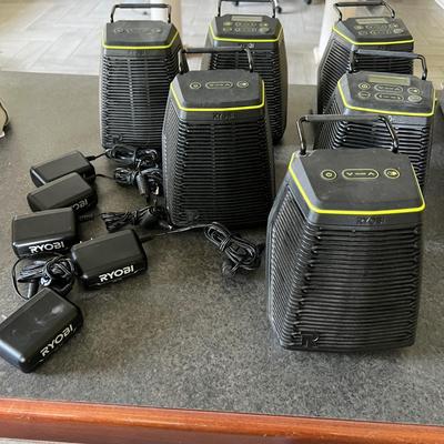 6 Ryobi ONE+ SCORE Wireless Speakers