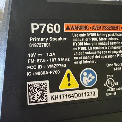 6 Ryobi ONE+ SCORE Wireless Speakers