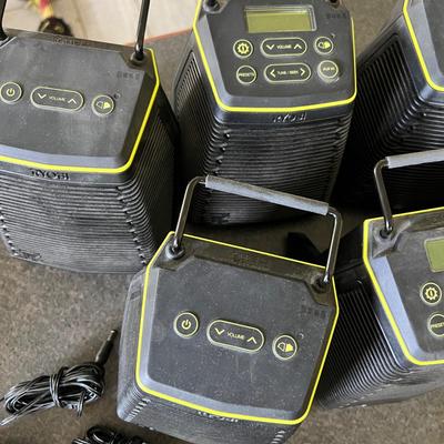 6 Ryobi ONE+ SCORE Wireless Speakers