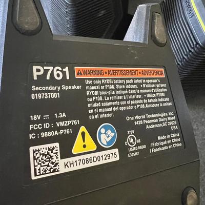 6 Ryobi ONE+ SCORE Wireless Speakers
