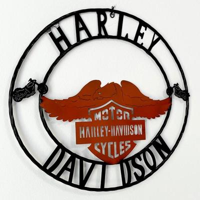 HARLEY DAVIDSON ~ Metal Motorcycle Wall Art