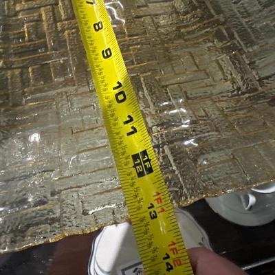 Large pressed glass plate