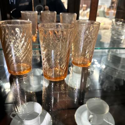 3 vintage Arcoroc glasses