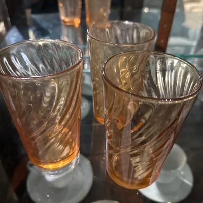 3 vintage Arcoroc glasses