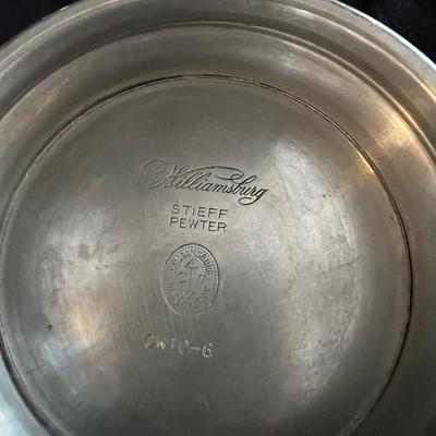 Williamsburg Pewter Bowls & More (K-MK)