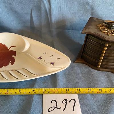 Vintage Ashtray and Coasters