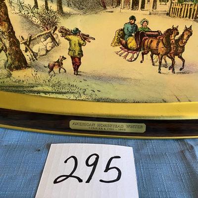 Vintage Currier & Ive Tray