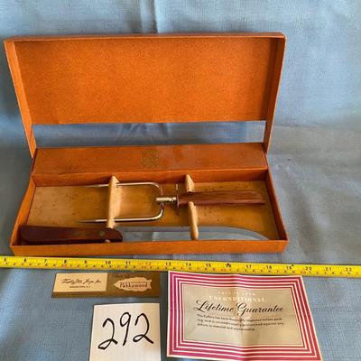 Vintage Carving Set