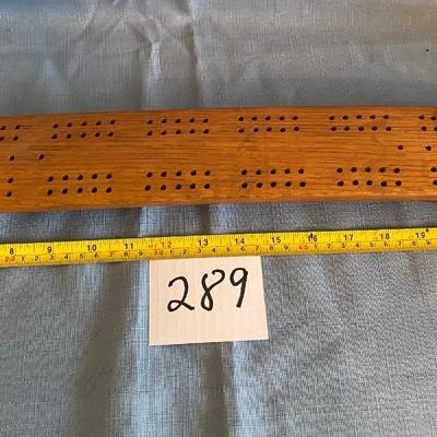 Vintage Cribbage Board