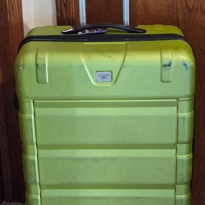 Dockers Lime Green Hard Case Luggage