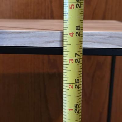 Wood & Metal Side Table