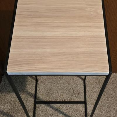 Wood & Metal Side Table