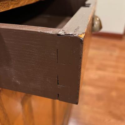 Solid Oak Cabinet ~ *Read Details