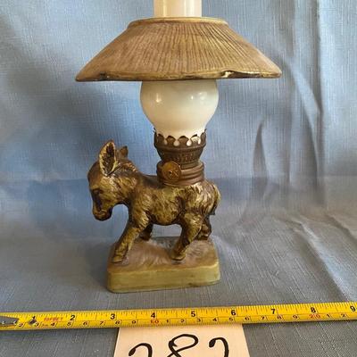 Vintage Donkey Lamp